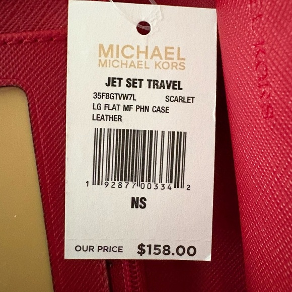 Michael Kors Jet Set Travel Large Smartphone Wristlet Wallet - NWT - Picture 9 of 11